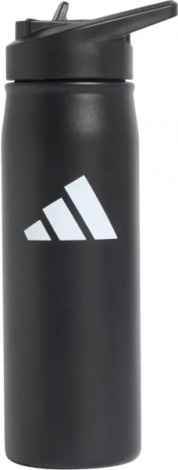 Бутылка для воды Adidas METAL STRAW 600 мл черная KC6409