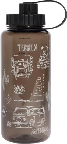 Бутылка для воды Adidas TRIT BOTTLE 1000 мл коричневая JN4256