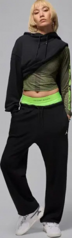 Спортивные штаны женские Nike JORDAN SPORT CROSSOVER DRI-FIT FLEECE черные IB2504-010