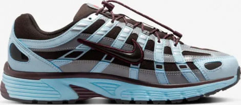 Кроссовки женские Nike P-6000 голубо-коричнево-серые HV2521-400