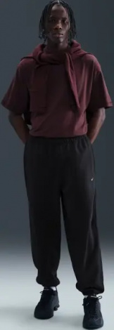 Спортивные штаны Nike SOLO SWOOSH CUFFED FLEECE черные HV1088-010