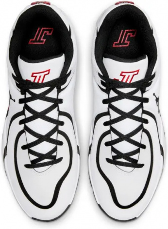 Кроссовки баскетбольные Nike TATUM 4 бело-черно-красные HQ4614-101