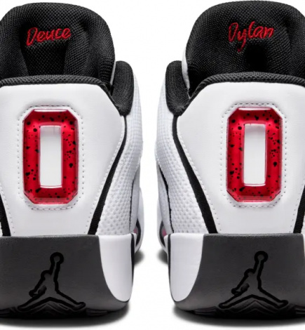 Кроссовки баскетбольные Nike TATUM 4 бело-черно-красные HQ4614-101