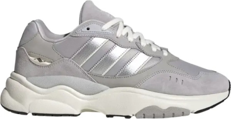 Кроссовки Adidas RETROPY F90 серо-серебряные HP6368