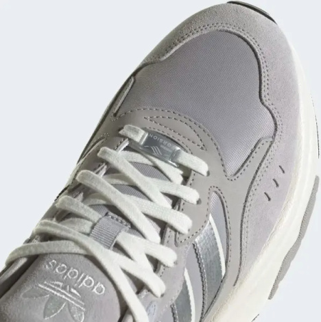 Кроссовки Adidas RETROPY F90 серо-серебряные HP6368