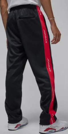Спортивные штаны Nike JORDAN ESSENTIALS TRACKSUIT PANTS черно-красные HF9341-011