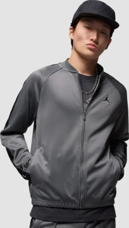 Олімпійка (кельма) Nike JORDAN ESSENTIALS TRACKSUIT JACKET сіро-чорна HF9339-034