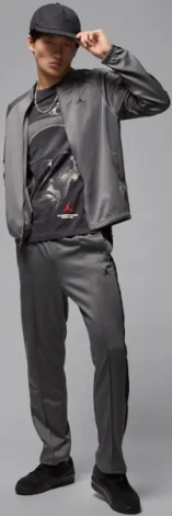 Олімпійка (кельма) Nike JORDAN ESSENTIALS TRACKSUIT JACKET сіро-чорна HF9339-034