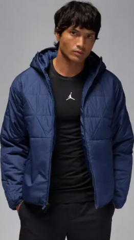 Куртка Nike JORDAN SPORT MEN'S THERMA-FIT JACKET темно-синяя FZ3162-492