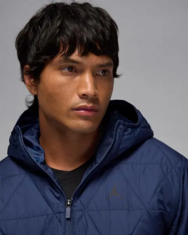 Куртка Nike JORDAN SPORT MEN'S THERMA-FIT JACKET темно-синяя FZ3162-492
