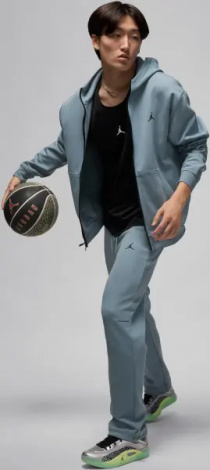 Спортивные штаны Nike JORDAN SPORT HOOP FLEECE DRI-FIT PANTS дымчато-голубые FV8604-041