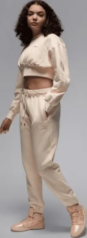 Спортивные штаны женские Nike JORDAN FLIGHT FLEECE TROUSERS персиковые FV7059-838