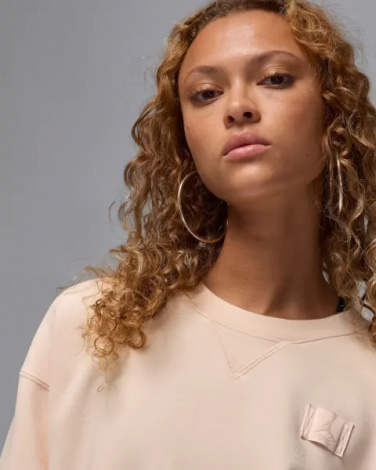 Спортивный костюм женский Nike JORDAN FLIGHT FLEECE персиковый FV7053-838&FV7059-838