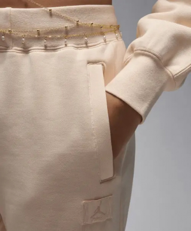 Спортивный костюм женский Nike JORDAN FLIGHT FLEECE персиковый FV7053-838&FV7059-838