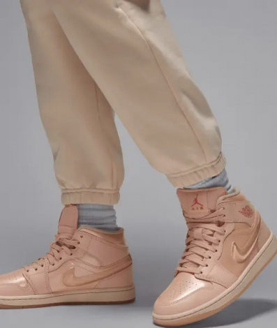 Спортивный костюм женский Nike JORDAN FLIGHT FLEECE персиковый FV7053-838&FV7059-838