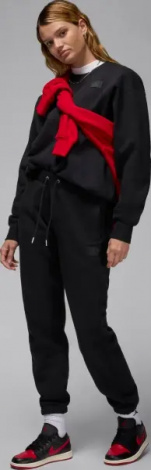 Спортивный костюм женский Nike JORDAN FLIGHT FLEECE черный FV7053-010&FV7059-010