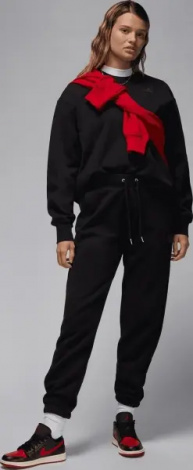 Свитшот женский Nike JORDAN FLIGHT FLEECE черный FV7053-010