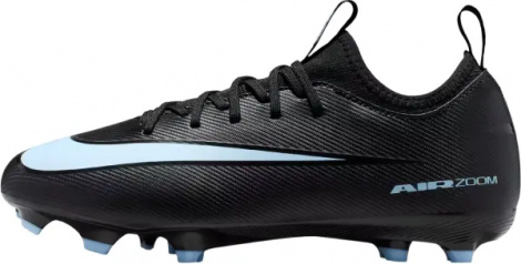 Бутсы детские Nike JR MERCURIAL ZOOM VAPOR 16 ACADEMY FG/MG черно-голубые FQ8392-001