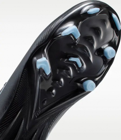 Бутсы детские Nike JR MERCURIAL ZOOM VAPOR 16 ACADEMY FG/MG черно-голубые FQ8392-001