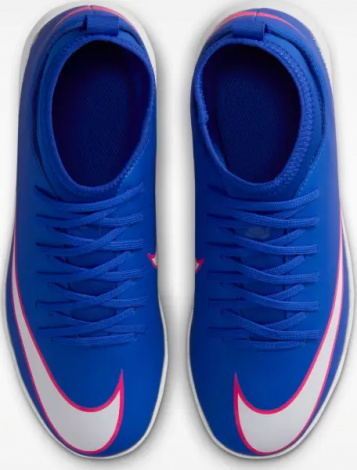 Сороконожки (шиповки) детские Nike JR MERCURIAL SUPERFLY 10 CLUB TF сине-розово-белые FQ8313-446