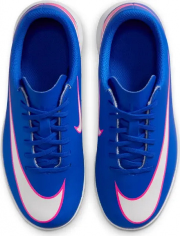 Сороконожки (шиповки) детские Nike JR MERCURIAL VAPOR 16 CLUB TF сине-розово-белые FQ8287-446