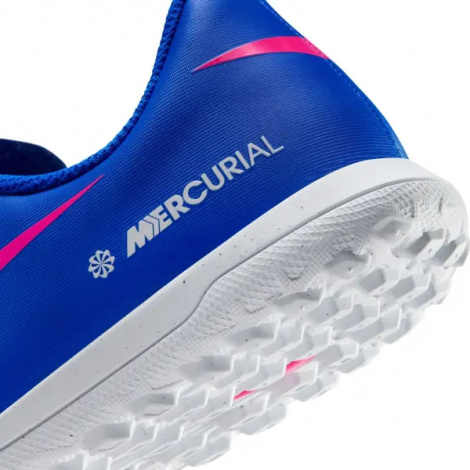 Сороконожки (шиповки) детские Nike JR MERCURIAL VAPOR 16 CLUB TF сине-розово-белые FQ8287-446