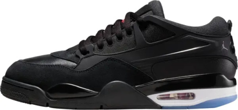 Кросівки Nike AIR JORDAN 4 RM чорно-біло-блакитні FQ7939-009