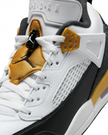 Кросівки Nike JORDAN SPIZIKE LOW біло-чорно-золоті FQ1759-108