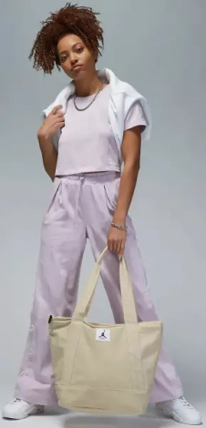 Сумка через плече Nike JORDAN FLIGHT CARRYALL TOTE BAG 25L бежева FB9336-120