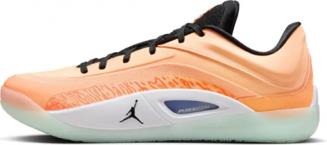 Кроссовки баскетбольные Nike ZION 4 оранжево-черно-белые FB1802-800