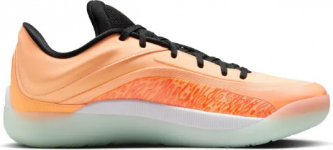 Кроссовки баскетбольные Nike ZION 4 оранжево-черно-белые FB1802-800