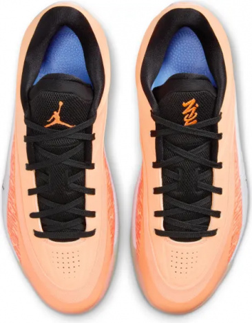 Кроссовки баскетбольные Nike ZION 4 оранжево-черно-белые FB1802-800