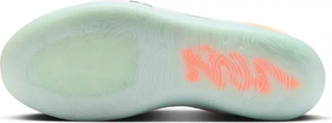 Кроссовки баскетбольные Nike ZION 4 оранжево-черно-белые FB1802-800