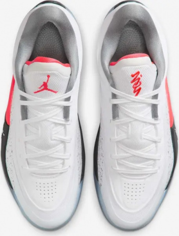 Кроссовки баскетбольные Nike ZION 4 бело-кораллово-серые FB1802-103