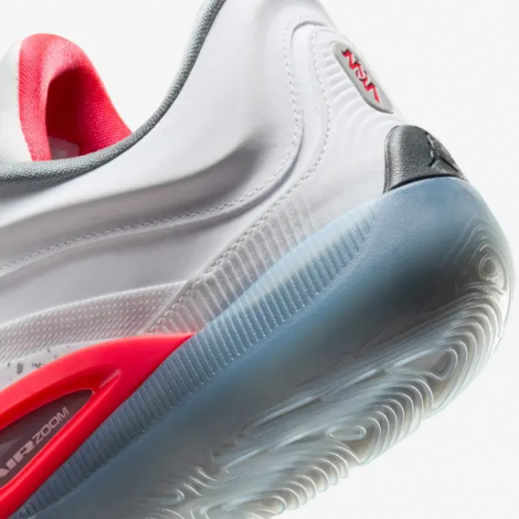 Кроссовки баскетбольные Nike ZION 4 бело-кораллово-серые FB1802-103