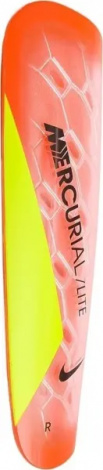 Щитки футбольные Nike MERCURIAL LITE красно-лаймово-черные DN3611-830