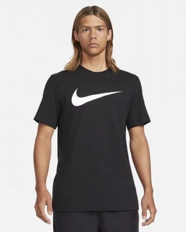 Футболка Nike TEE ICON SWOOSH черная DC5094-010