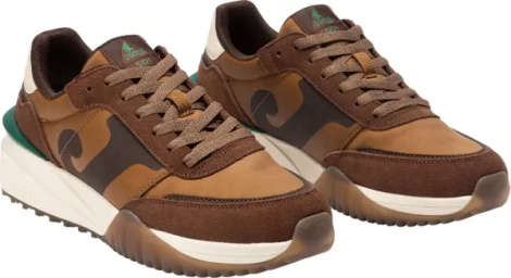 Кроссовки Joma 501 коричнево-бежево-темно-зеленые C501W2526