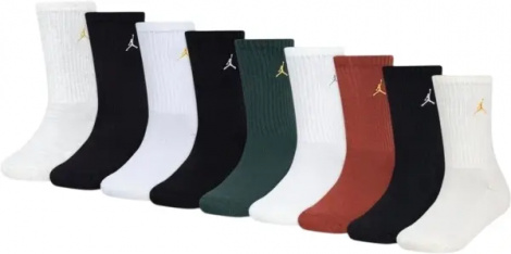 Носки Nike JORDAN HOLIDAY 9PK CREW GIFT BOX разноцветные (9 пар) BJ0810-X58