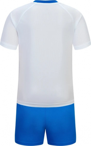 Комплект футбольной формы детский Kelme LUGO бело-синий 8451ZB3245.9100