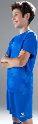 Комплект футбольной формы детский Kelme BRAGA синий 8351ZB3085.9481