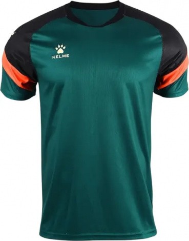 Футболка Kelme WARRIOR темно-зелено-черная 8151ZB1007.9365