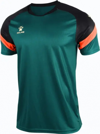 Футболка Kelme WARRIOR темно-зелено-черная 8151ZB1007.9365