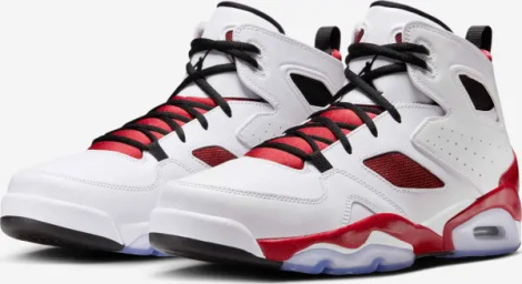 Кросівки Nike JORDAN FLIGHT CLUB '91 біло-червоні 555475-101