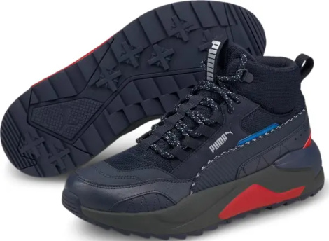 Ботинки Puma X-RAY 2 SQUARE MID WINTER темно-сине-красные 37302004