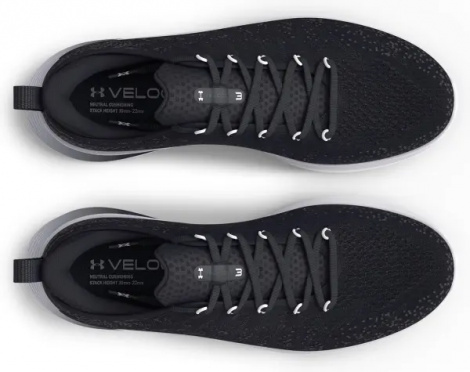 Кроссовки беговые Under Armour VELOCITI 3 черно-серо-белые 3026117-002