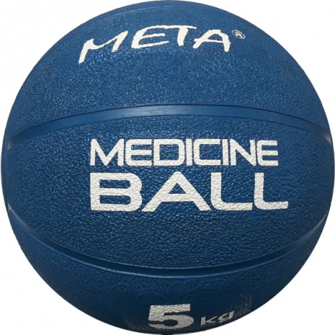 М'яч медичний (медбол) Meta COLOUR MEDICINE BALL 5 KG 27 см темно-синій 3000500100