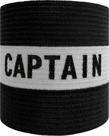 Капитанская повязка подростковая Meta ARMBAND STRIPED JUNIOR черно-белая 1901200002ng