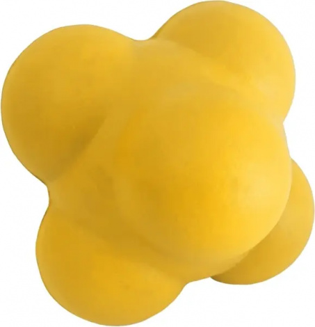 М'яч для тренування реакції Meta REACTION BALL 10 см жовтий 1601001200