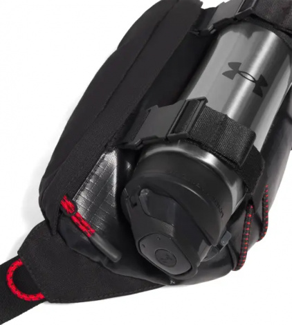 Сумка на пояс Under Armour SUMMIT TRAIL черно-красная 1388932-001